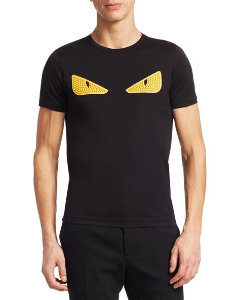 fendi eye men shirt|fendi t shirt original.